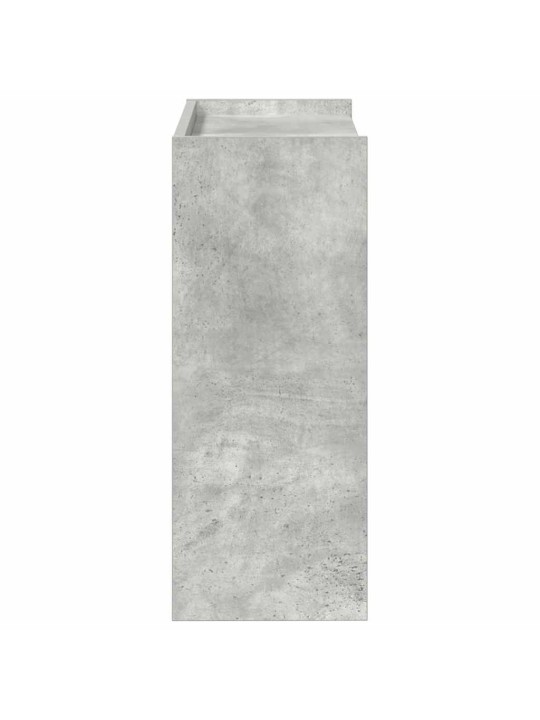 Kenkäteline betoninharmaa 60x25x62 cm tekninen puu