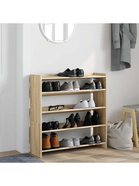 Kenkäteline sonoma-tammi 80x25x81 cm tekninen puu
