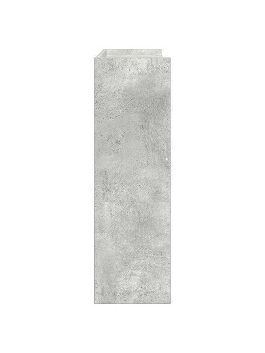 Kenkäteline betoninharmaa 80x25x81 cm tekninen puu