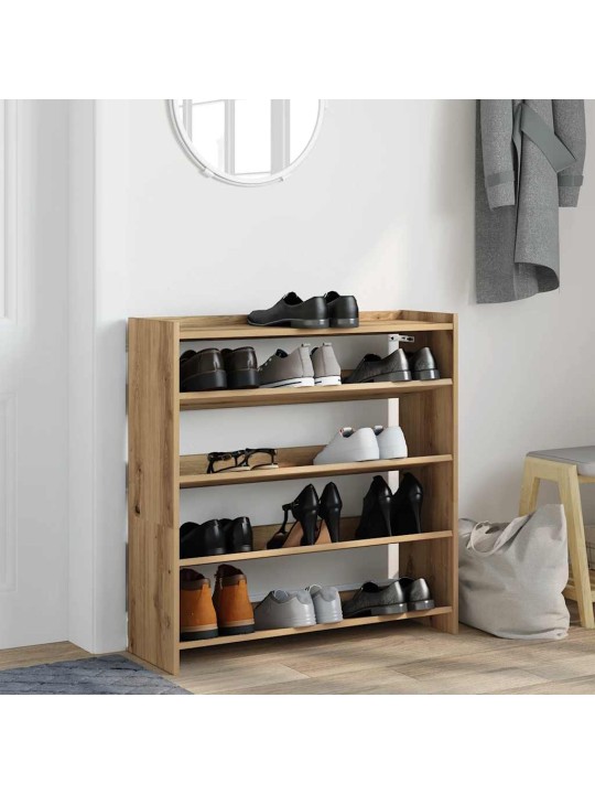 Kenkäteline artesaani tammi 80x25x81 cm tekninen puu
