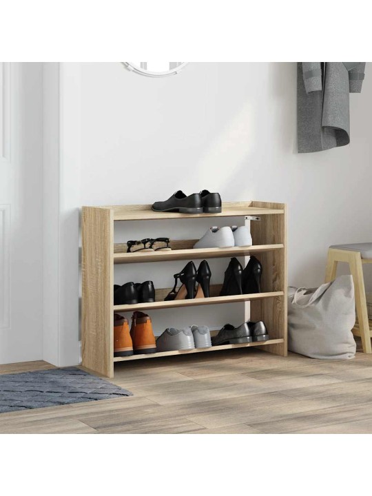 Kenkäteline sonoma-tammi 80x25x62 cm tekninen puu