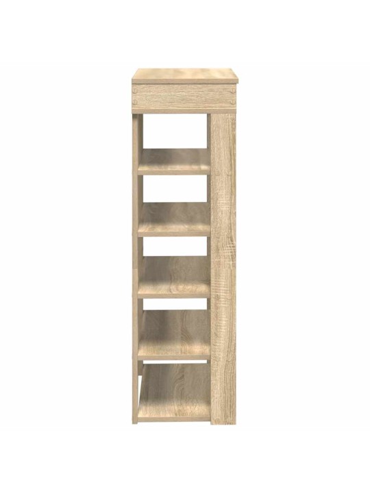 Kenkäteline sonoma oak 60x30x98 cm engineered wood