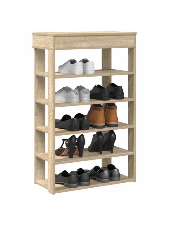 Kenkäteline sonoma oak 60x30x98 cm engineered wood