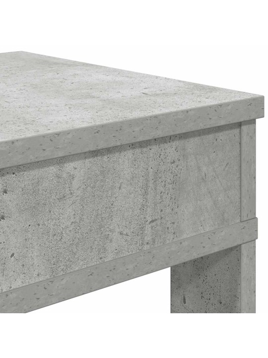 Kenkäteline betoninharmaa 60x30x98 cm tekninen puu