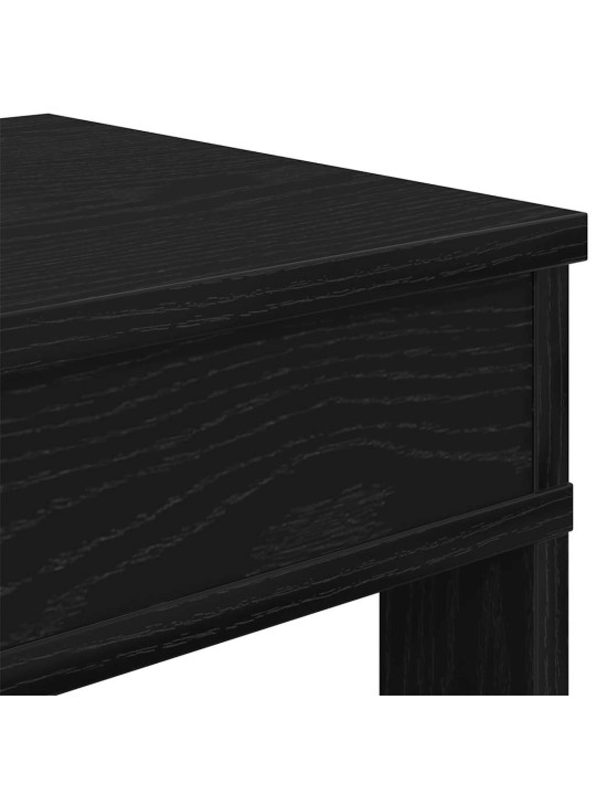 Kenkäteline musta 80x30x98 cm tekninen puu