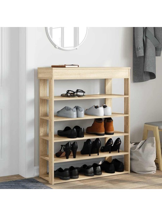 Kenkäteline sonoma-tammi 80x30x98 cm tekninen puu