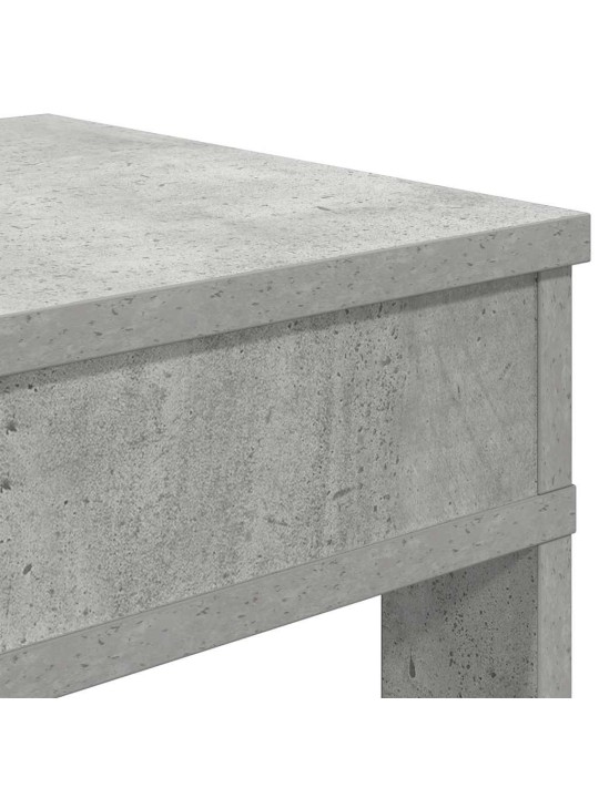 Kenkäteline betoninharmaa 80x30x98 cm tekninen puu