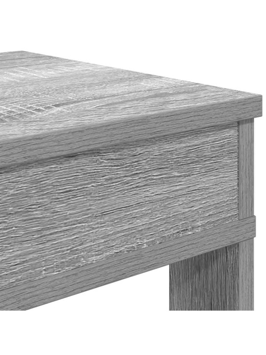 Kenkäteline harmaa sonoma 80x30x98 cm tekninen puu