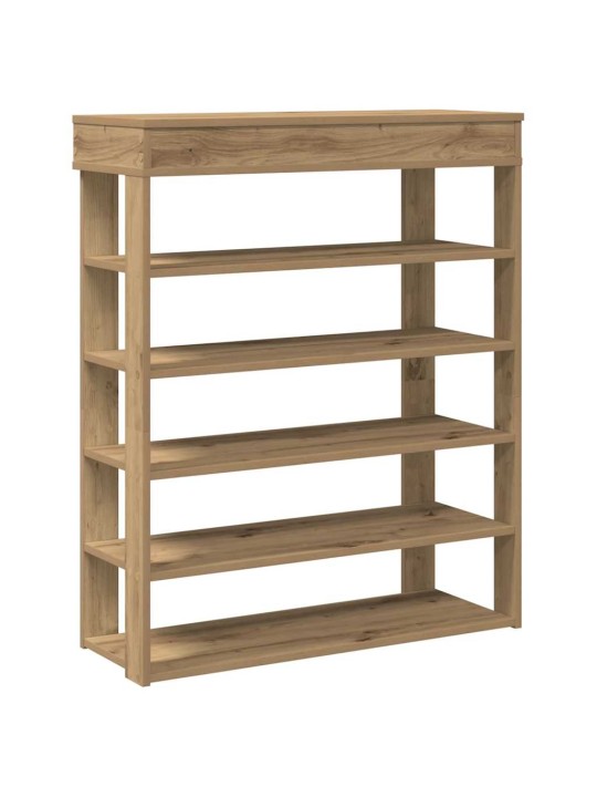 Kenkäteline artesaani tammi 80x30x98 cm tekninen puu