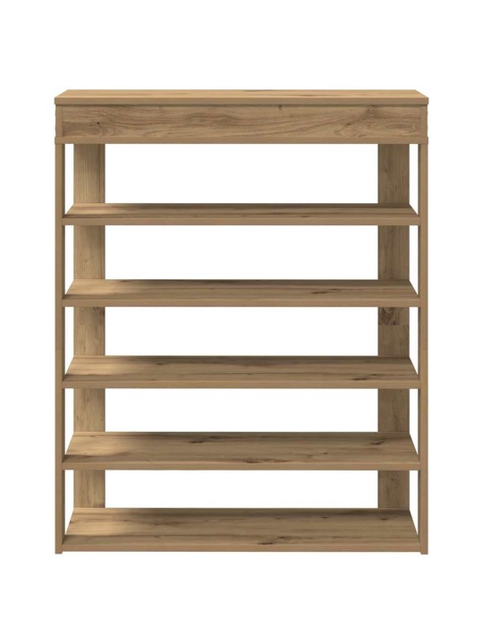 Kenkäteline artesaani tammi 80x30x98 cm tekninen puu