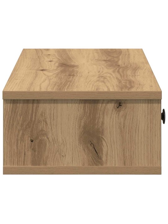 Seinähylly laatikoilla artesaani 100x37,5x19 cm tekninen puu