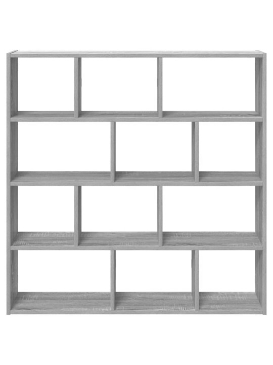 Wall cube hylly 12 lokeroa harmaa sonoma engineered wood