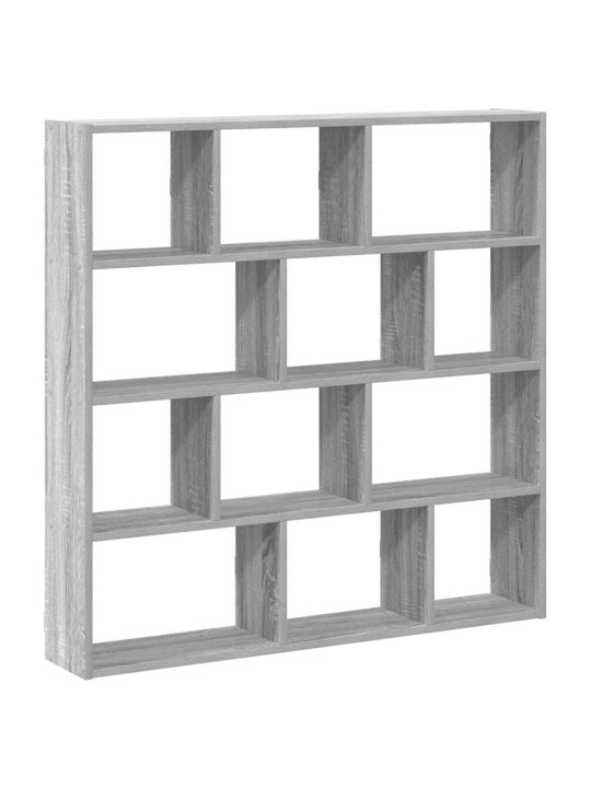 Wall cube hylly 12 lokeroa harmaa sonoma engineered wood