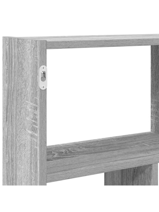 Wall cube hylly 12 lokeroa harmaa sonoma engineered wood