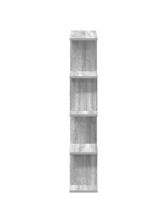 Wall cube hylly 12 lokeroa harmaa sonoma engineered wood
