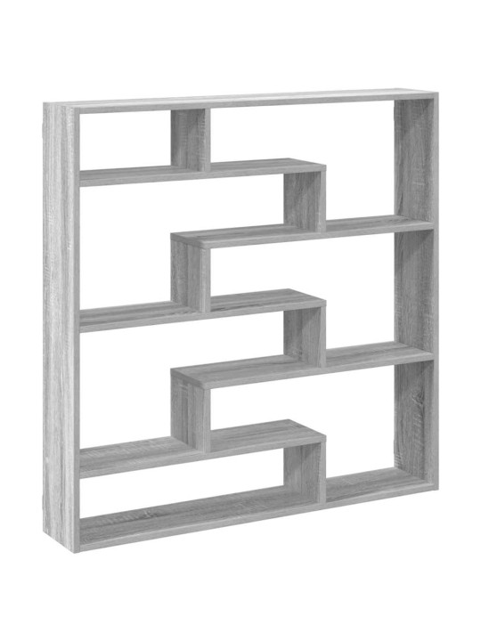Wall cube hylly 7 lokeroa harmaa sonoma engineered wood