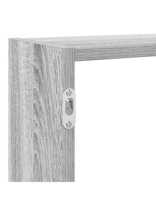 Wall cube hylly 7 lokeroa harmaa sonoma engineered wood