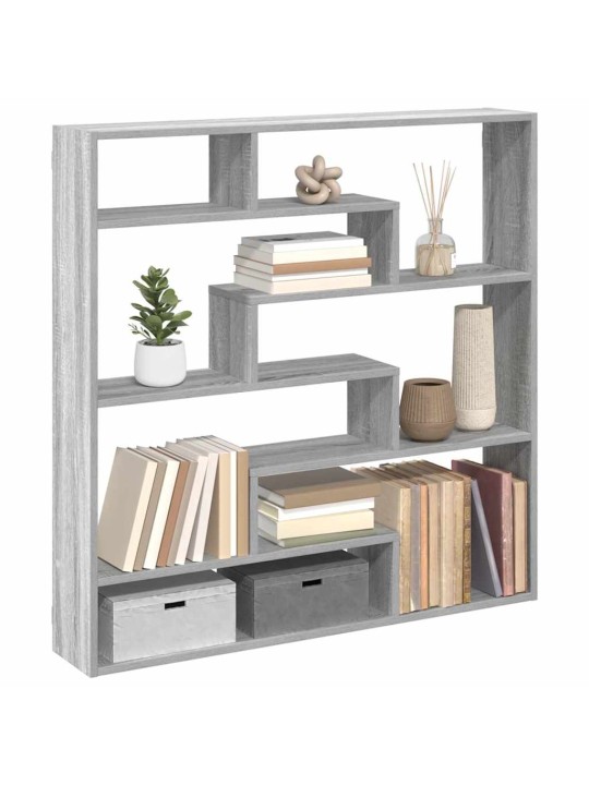 Wall cube hylly 7 lokeroa harmaa sonoma engineered wood