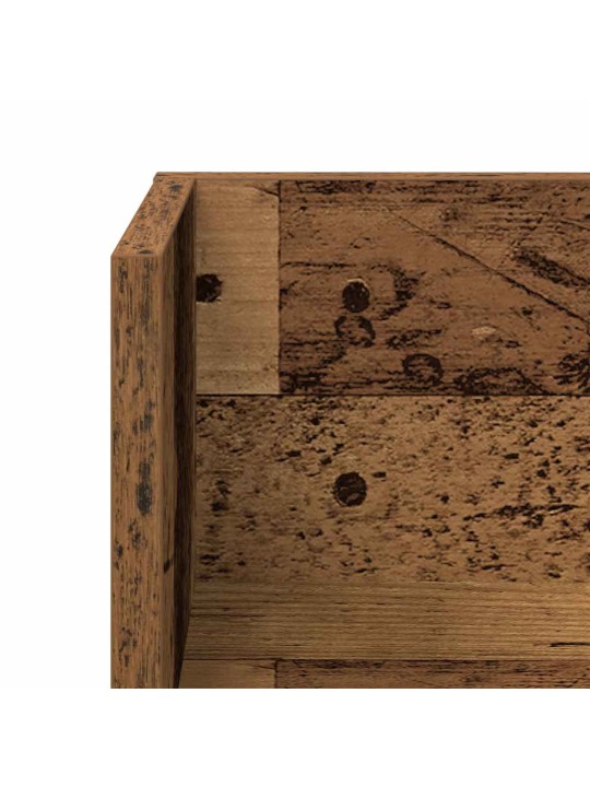 Seinähyllyt 2 kpl vanhaa puuta 75x16,5x16,5 cm tekninen puu