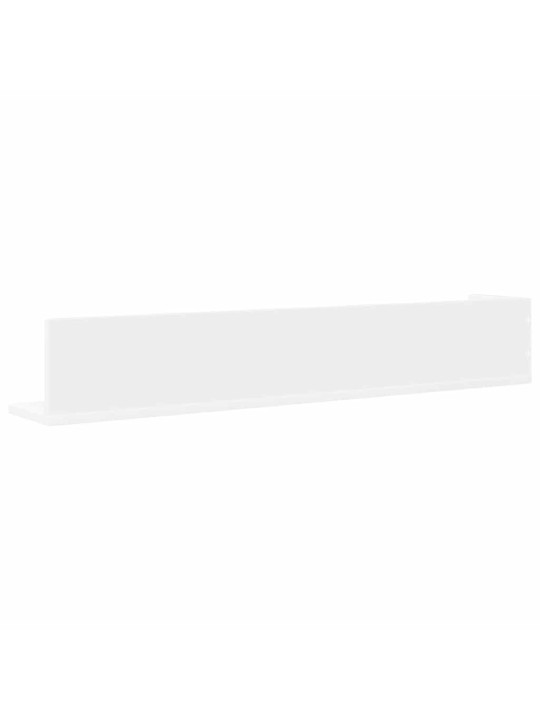 Seinähyllyt 2 kpl valkoinen 100x16,5x16,5 cm engineered wood