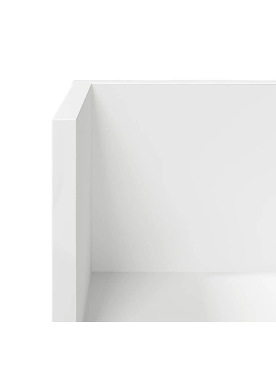 Seinähyllyt 2 kpl valkoinen 100x16,5x16,5 cm engineered wood