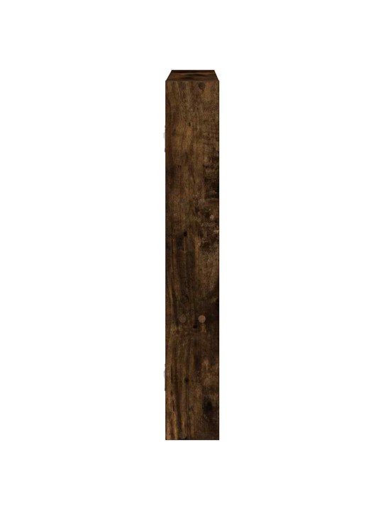 Seinähylly savustettu tammi 43x9x60 cm engineered wood