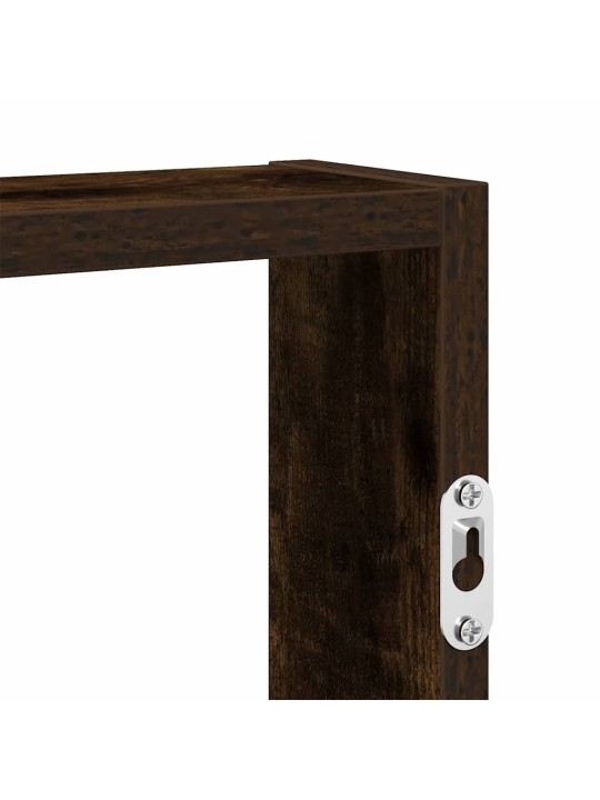 Seinähylly savustettu tammi 43x9x60 cm engineered wood