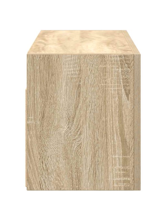 Kylpyhuoneen seinäkaappi sonoma tammi 60x25x30 cm tekninen puu