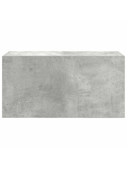 Kylpyhuoneen seinäkaappi betoninharmaa 60x25x30 cm tekninen puu