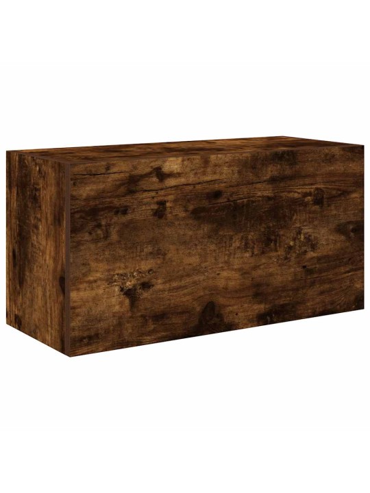Kylpyhuoneen seinäkaappi savutammi 60x25x30 cm tekninen puu