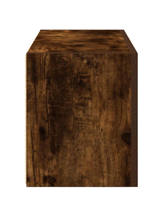 Kylpyhuoneen seinäkaappi savutammi 60x25x30 cm tekninen puu