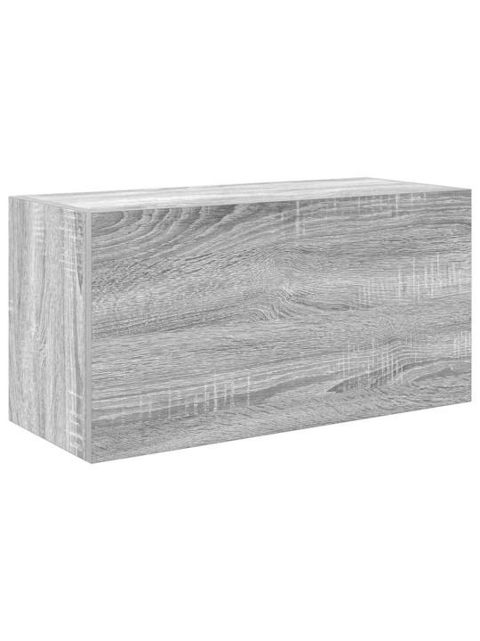 Kylpyhuoneen seinäkaappi harmaa sonoma 60x25x30 cm tekninen puu