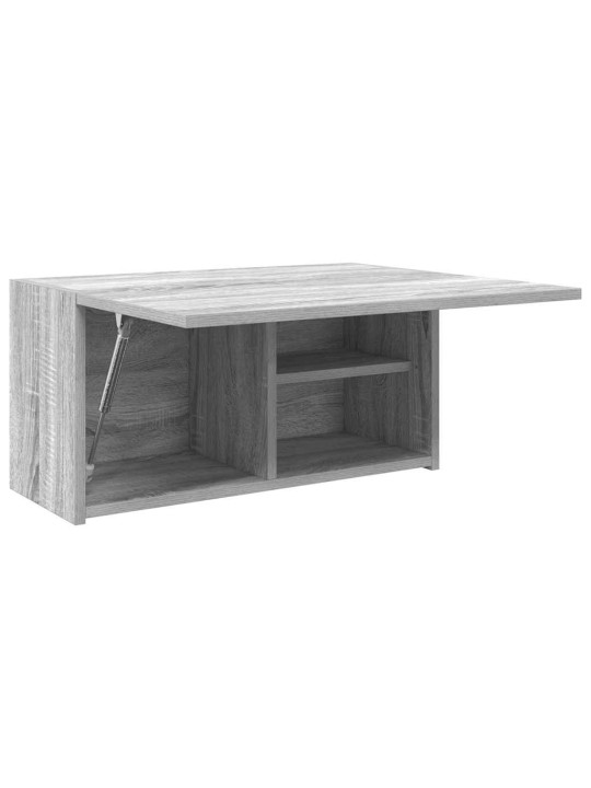 Kylpyhuoneen seinäkaappi harmaa sonoma 60x25x30 cm tekninen puu