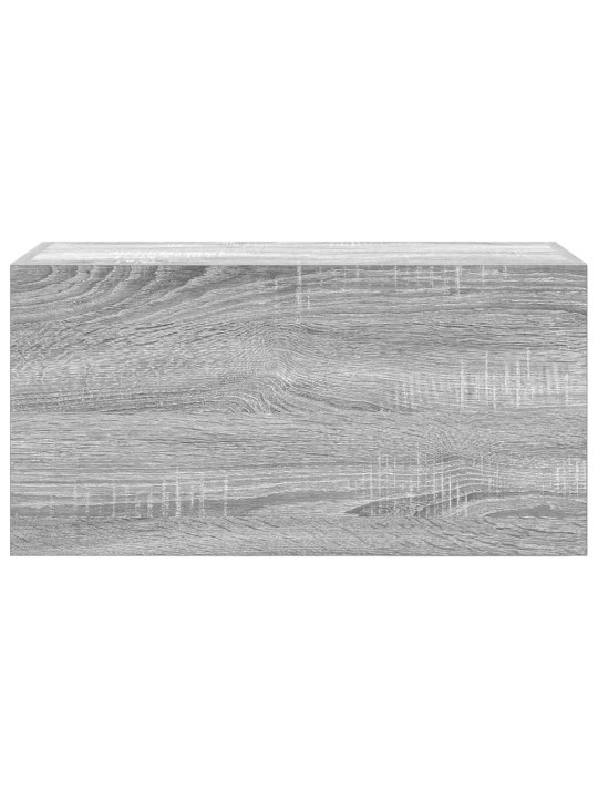 Kylpyhuoneen seinäkaappi harmaa sonoma 60x25x30 cm tekninen puu