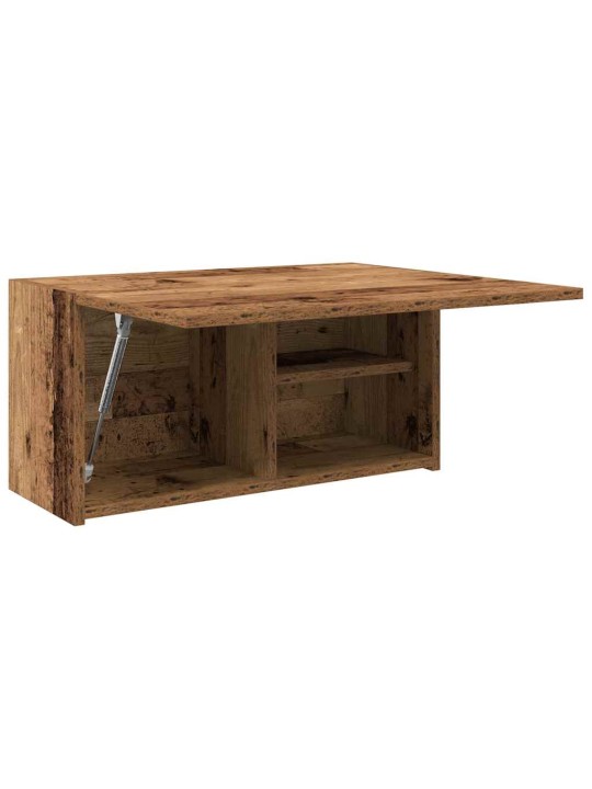 Kylpyhuoneen seinäkaappi vanha puu 60x25x30 cm tekninen puu