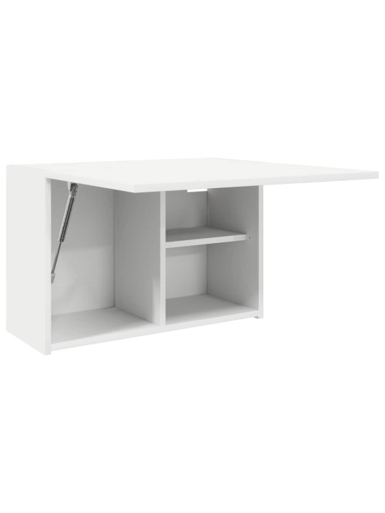 Kylpyhuoneen seinäkaappi valkoinen 60x25x40 cm tekninen puu