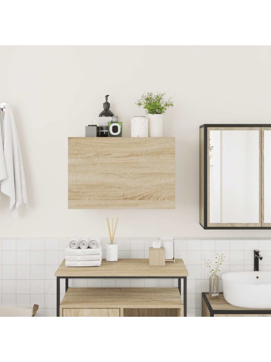 Kylpyhuoneen seinäkaappi sonoma-tammi 60x25x40 cm tekninen puu