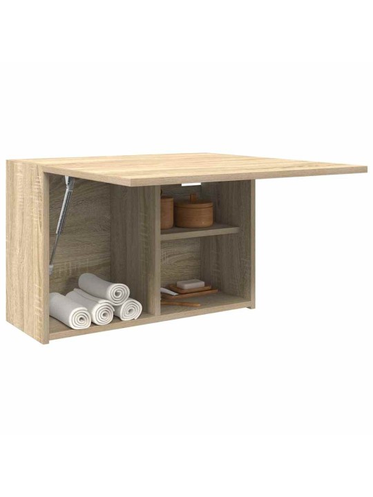 Kylpyhuoneen seinäkaappi sonoma-tammi 60x25x40 cm tekninen puu