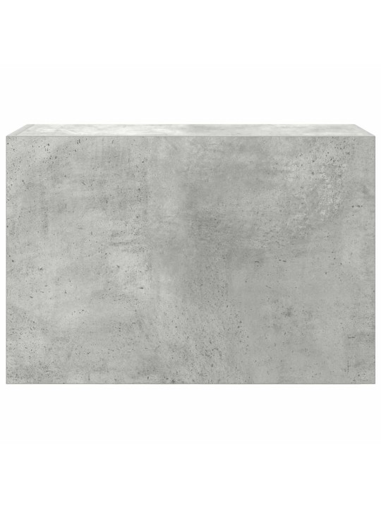 Kylpyhuoneen seinäkaappi betoninharmaa 60x25x40 cm tekninen puu