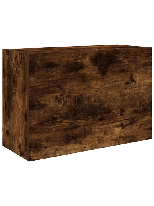 Kylpyhuoneen seinäkaappi savutammi 60x25x40 cm tekninen puu