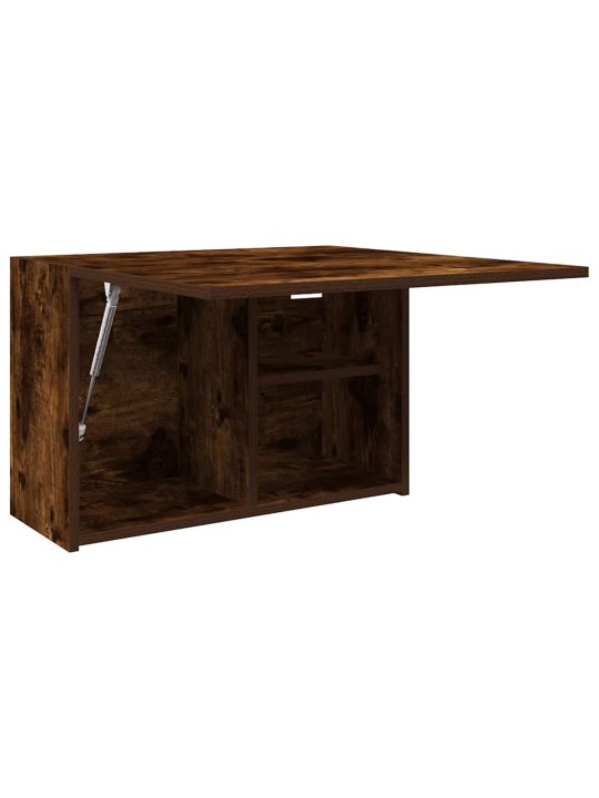 Kylpyhuoneen seinäkaappi savutammi 60x25x40 cm tekninen puu