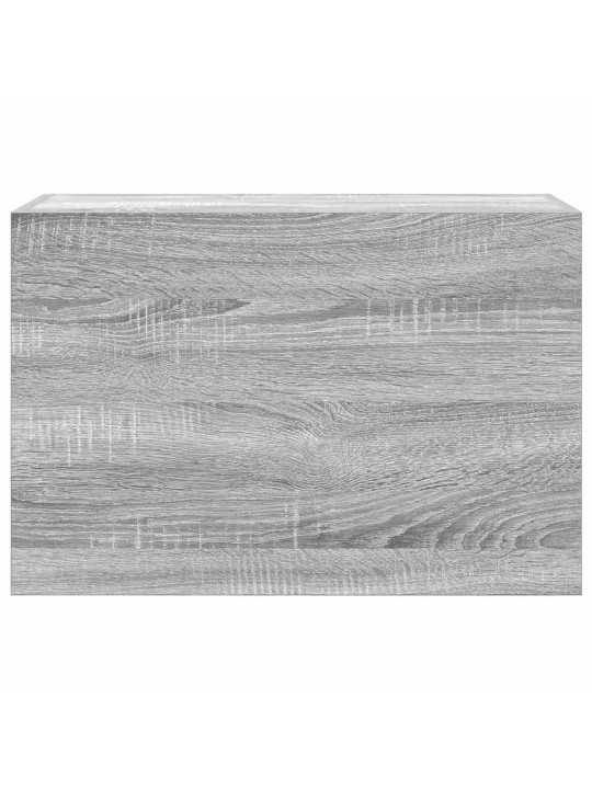 Kylpyhuoneen seinäkaappi harmaa sonoma 60x25x40 cm tekninen puu