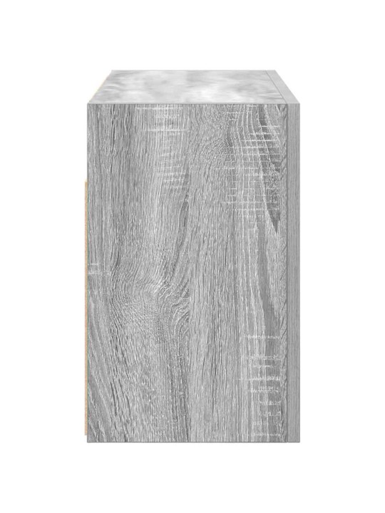 Kylpyhuoneen seinäkaappi harmaa sonoma 60x25x40 cm tekninen puu