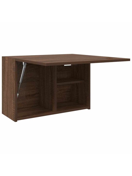 Kylpyhuoneen seinäkaappi ruskea tammi 60x25x40 cm tekninen puu
