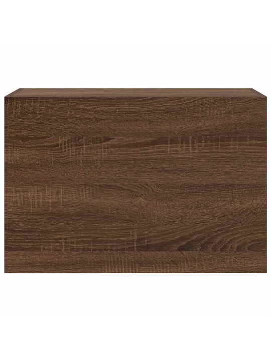 Kylpyhuoneen seinäkaappi ruskea tammi 60x25x40 cm tekninen puu