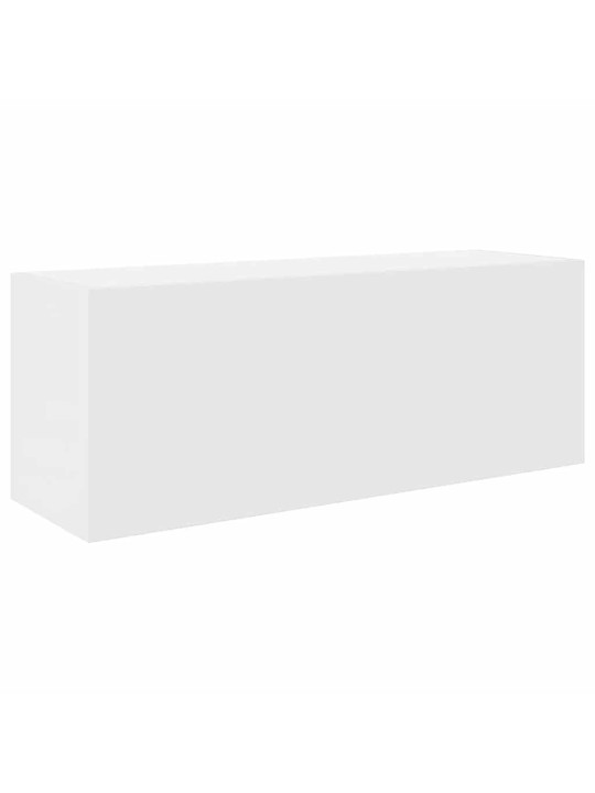 Kylpyhuoneen seinäkaappi valkoinen 80x25x30 cm tekninen puu