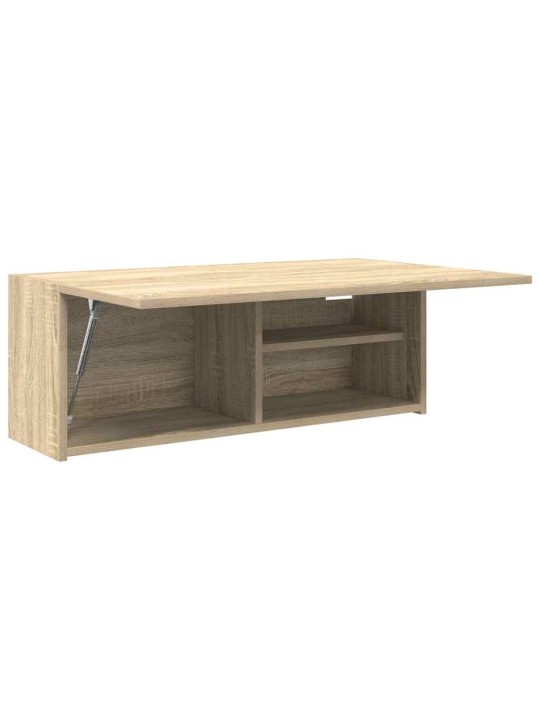 Kylpyhuoneen seinäkaappi sonoma-tammi 80x25x30 cm tekninen puu