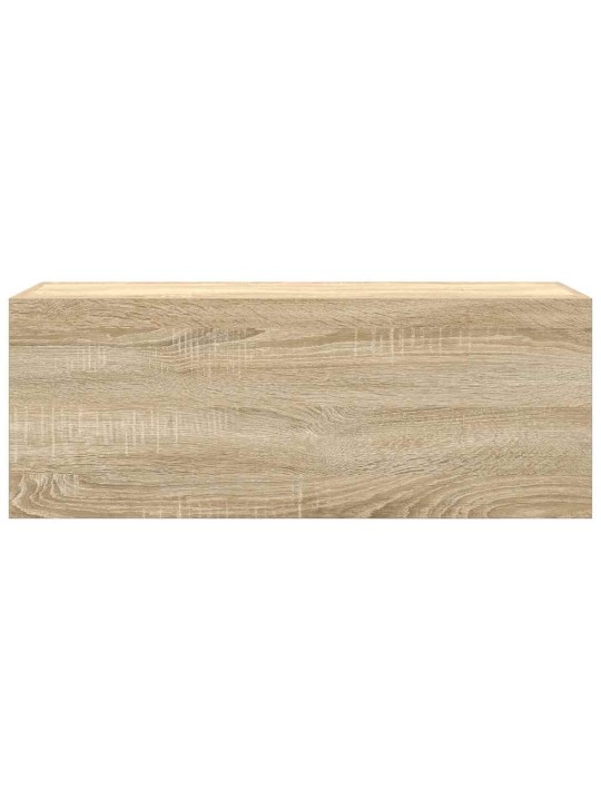 Kylpyhuoneen seinäkaappi sonoma-tammi 80x25x30 cm tekninen puu