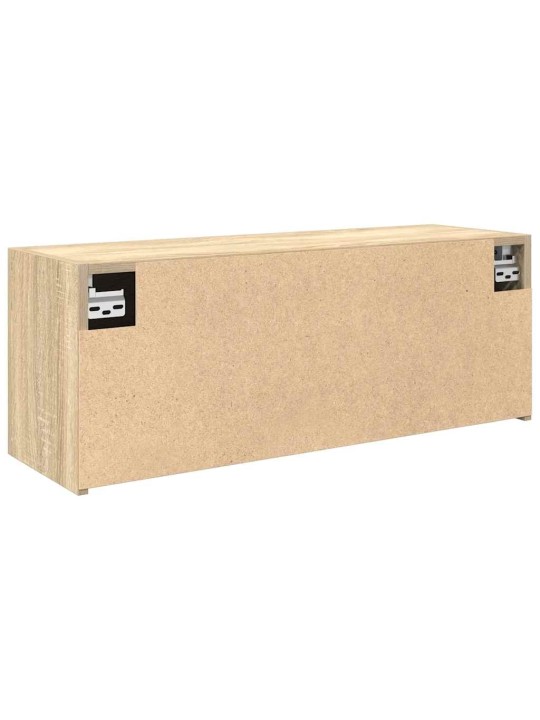 Kylpyhuoneen seinäkaappi sonoma-tammi 80x25x30 cm tekninen puu