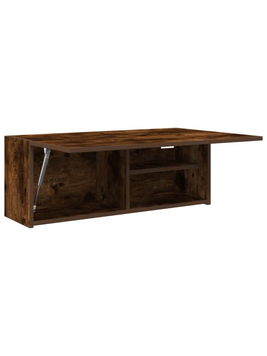 Kylpyhuoneen seinäkaappi savutammi 80x25x30 cm tekninen puu